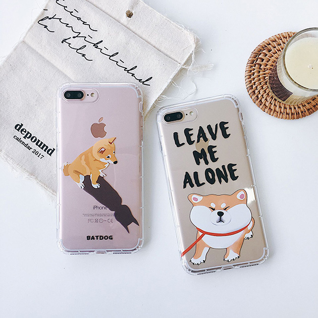 เคสน้องหมาน่ารัก iPhone XS MAX , iPhone X , iPhone 7 Plus , 8 Plus , 6s Plus